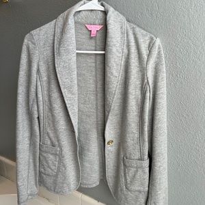 Lilly Pulitzer gray cardigan size xs